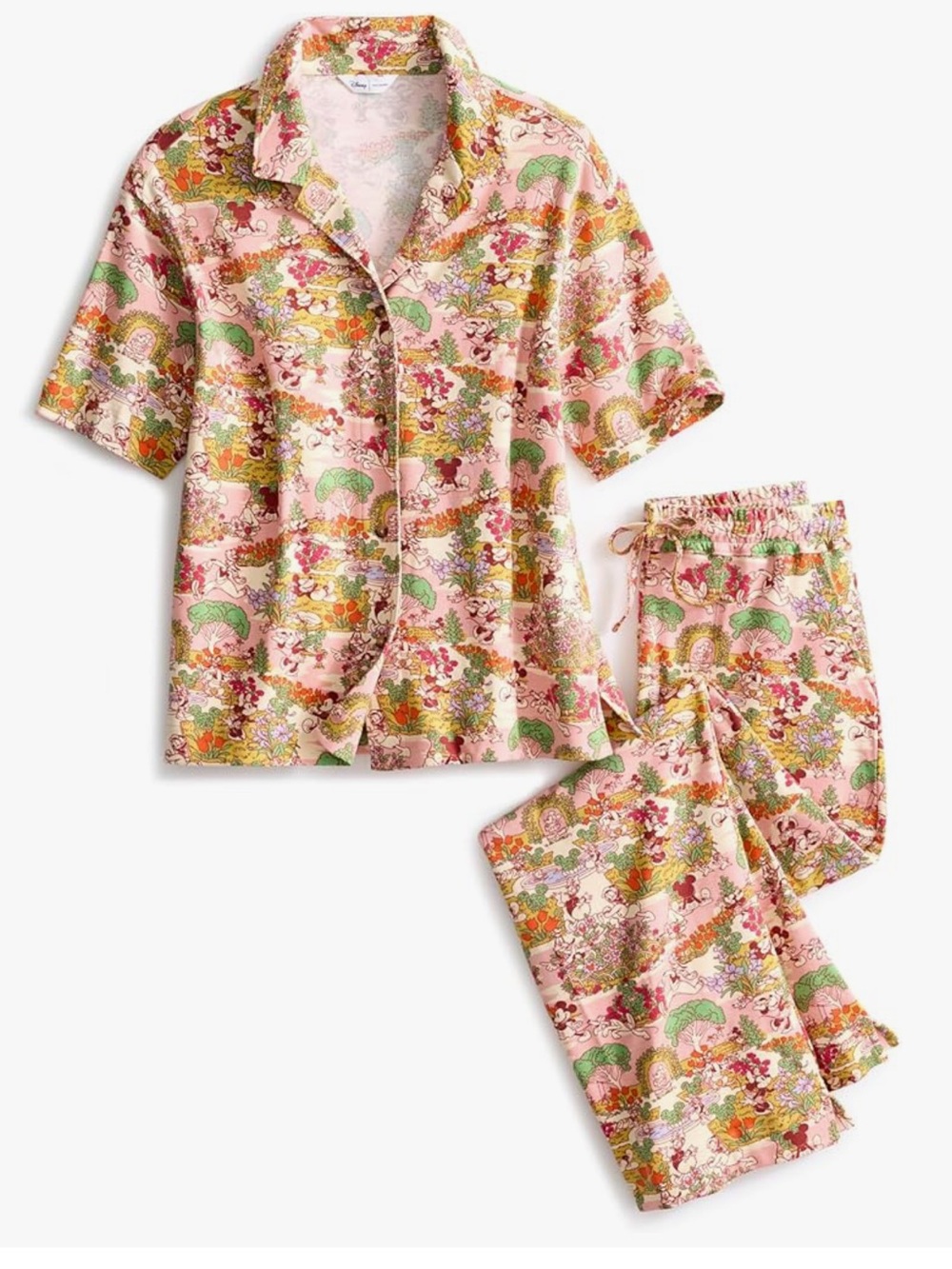 Vera Bradley Disney Mickey’s Promenade Button Down Pajama Set XS
